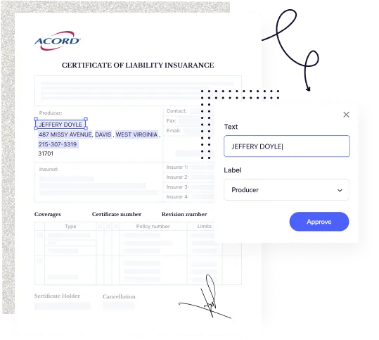 Acord forms digitization