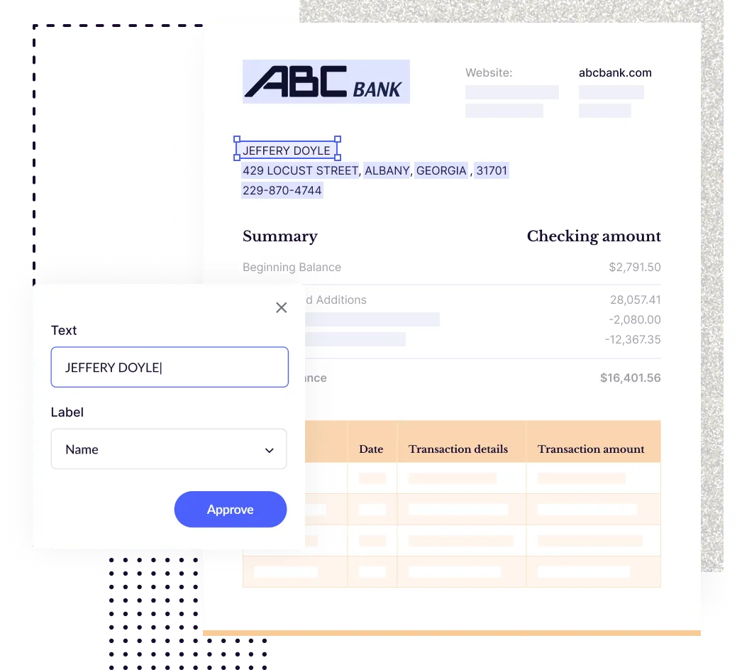 Bank Statement Processing with AI