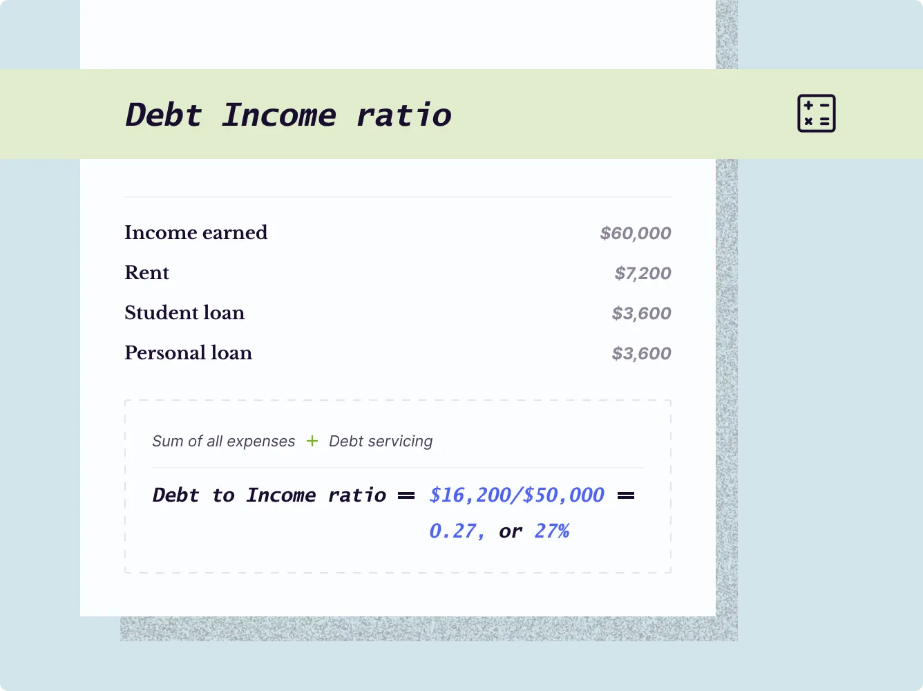 Calculate and validate data from statements