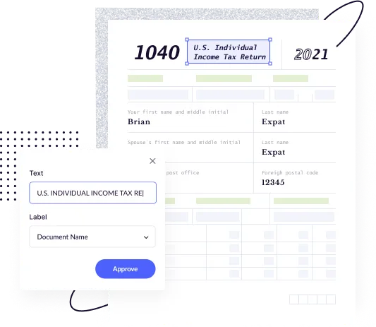 Processing U.S. Individual Income Tax Return Form 