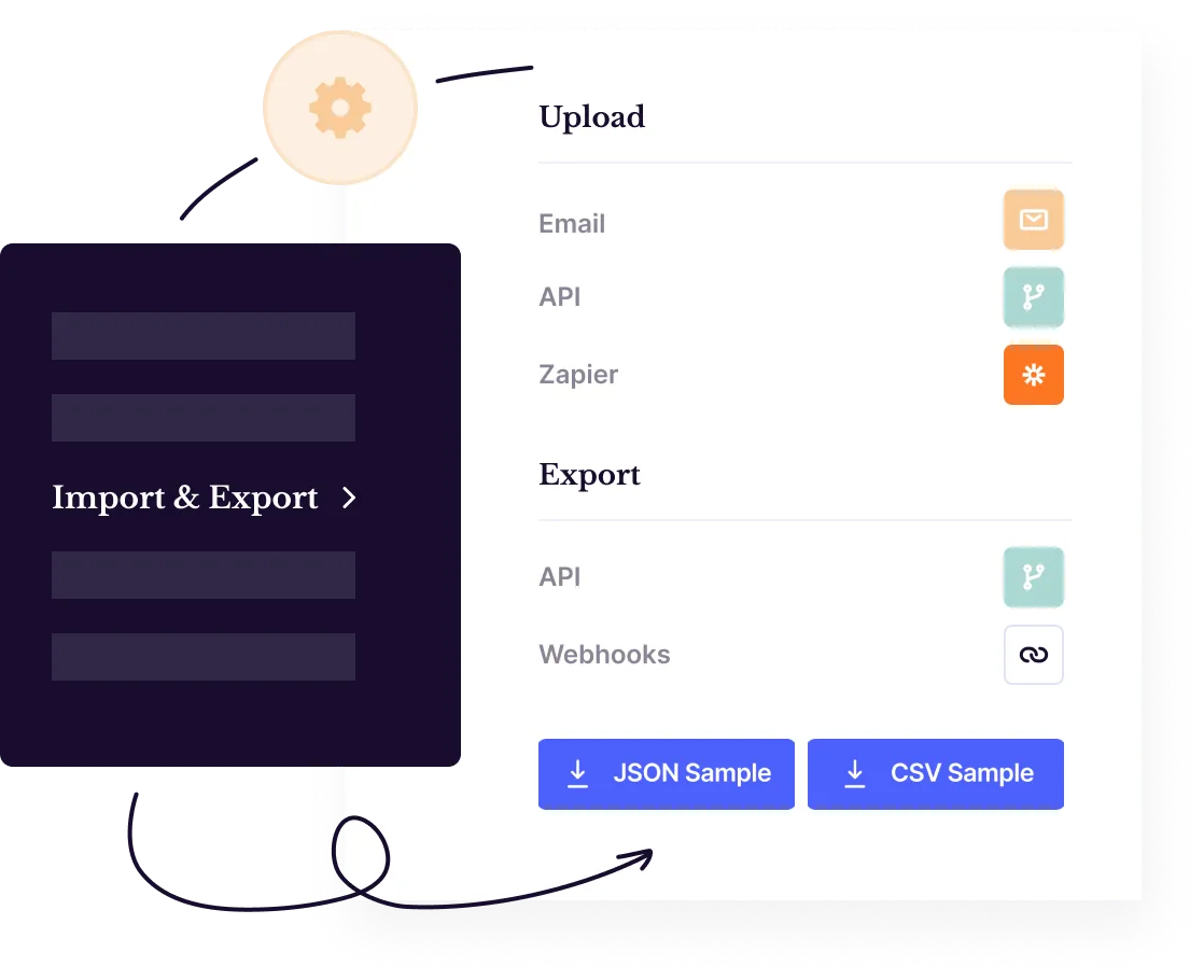 Import and Export Data in various formats