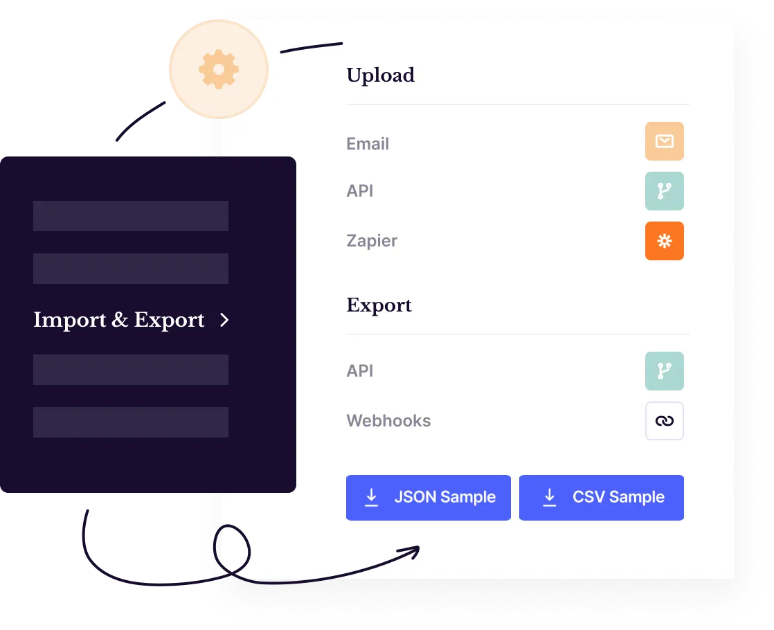 Import and Export Data in Multiple Formats