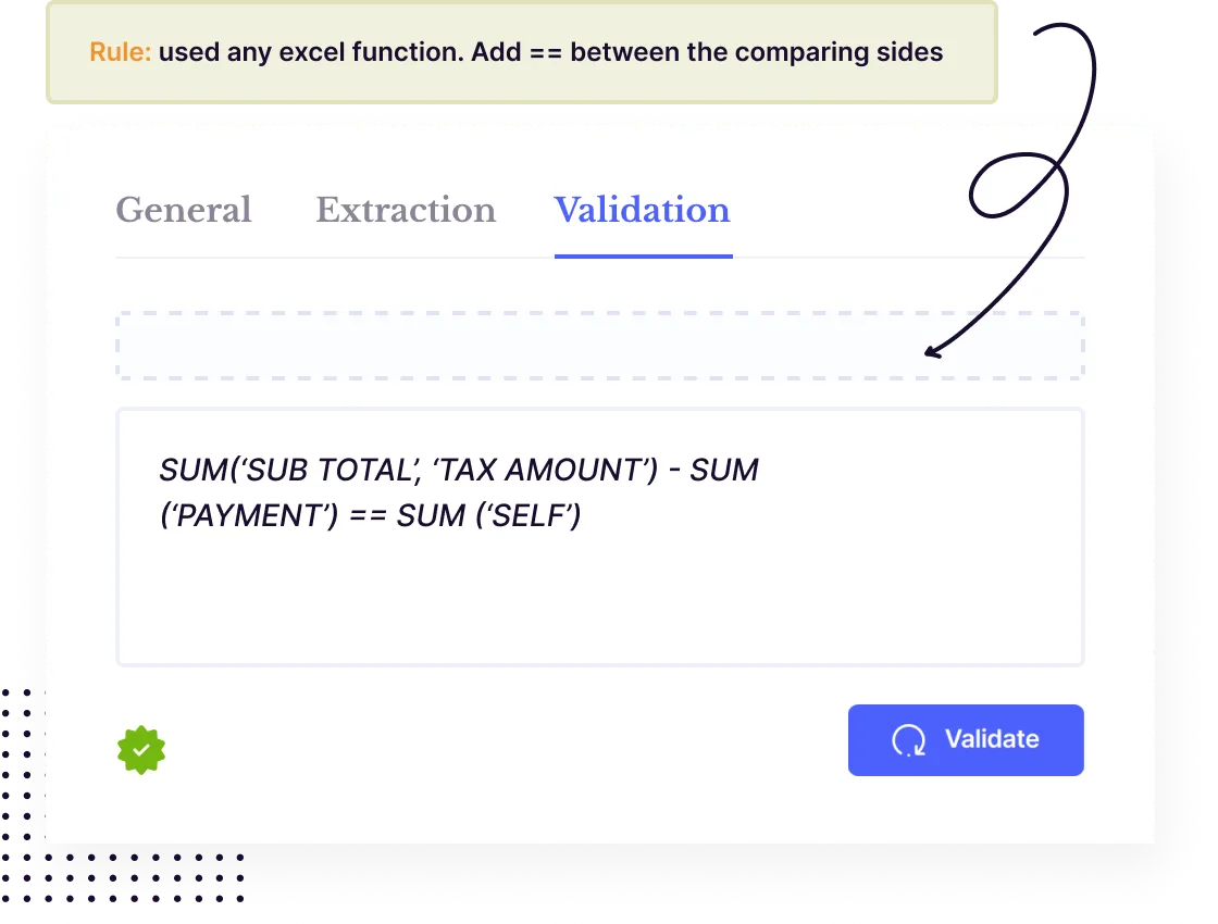 Data Validation with Rules and Formulae
