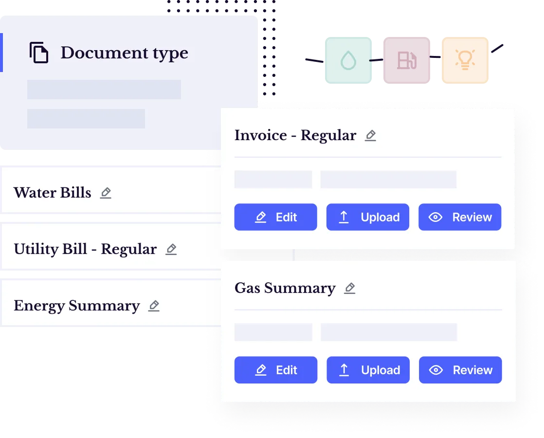 Reading data from utility bills