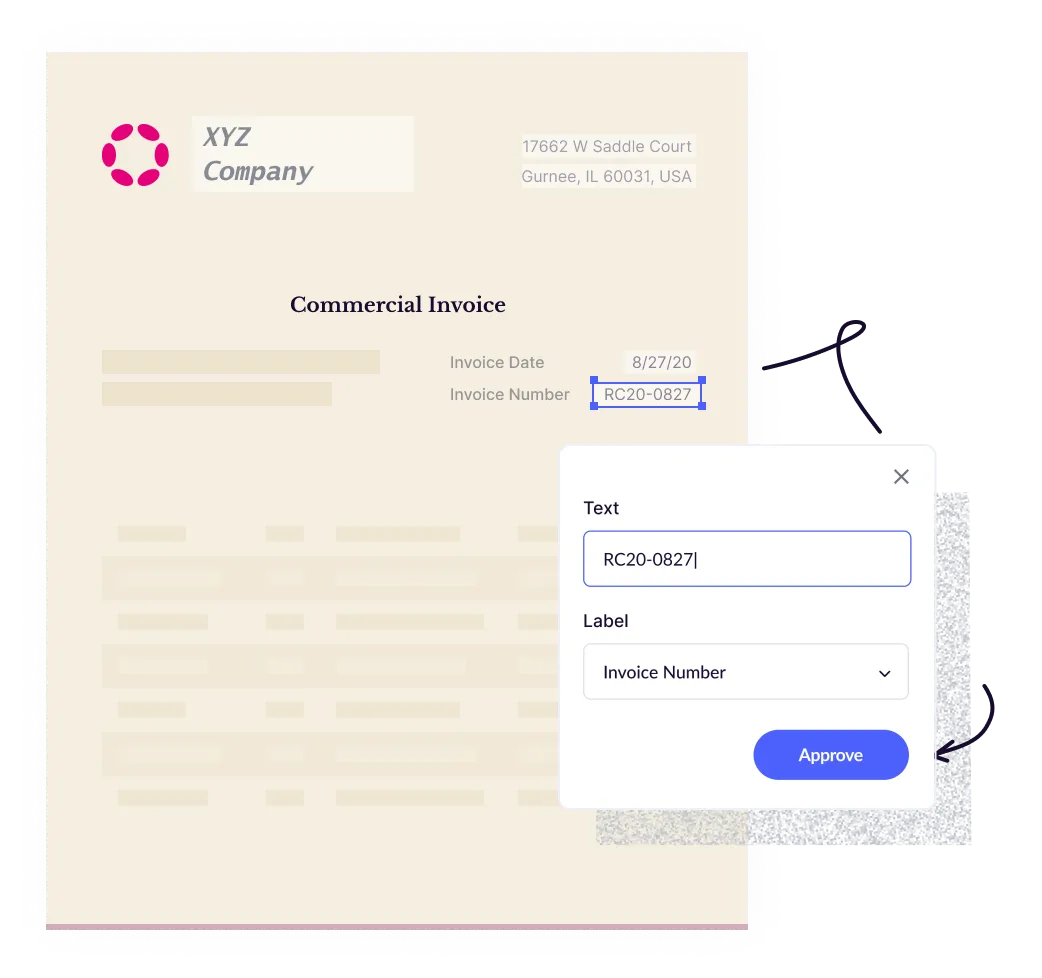 Spotting Exceptions in Commercial Invoices