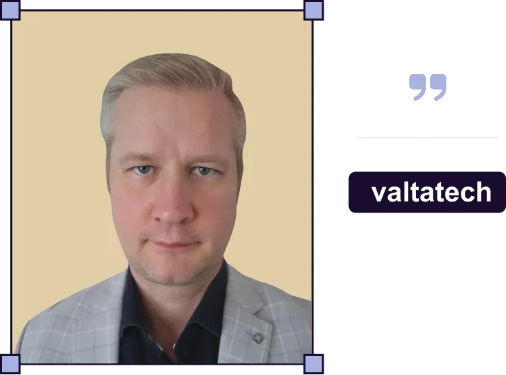 Jussi Karjalainen from Valta Technologies