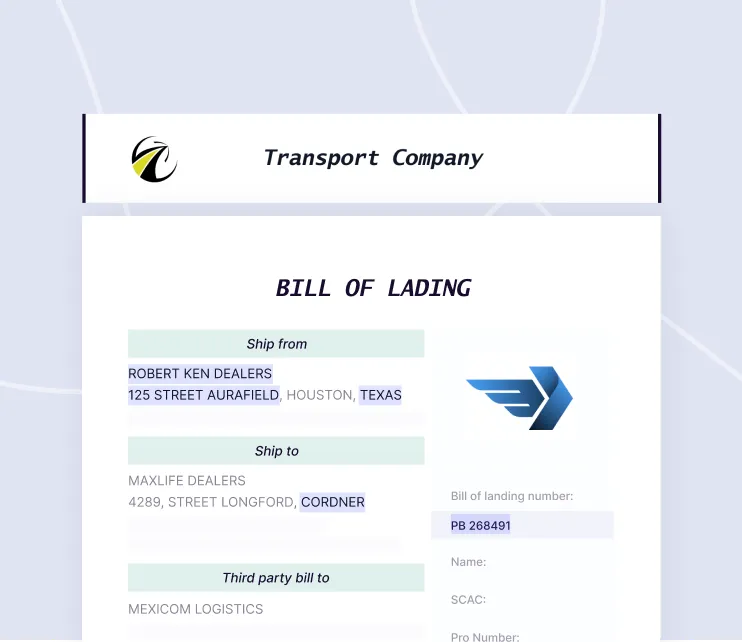 Bill of Lading